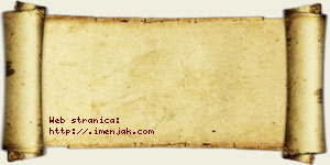 Janko Jakupi vizit kartica